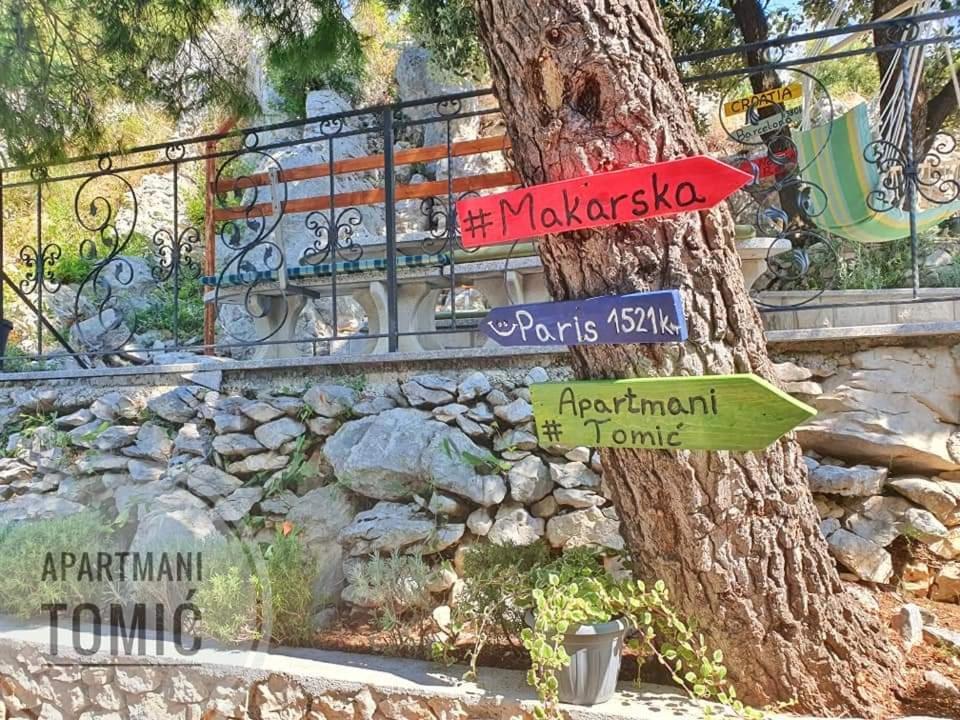 Apartment Tomic 2 Makarska Eksteriør bilde